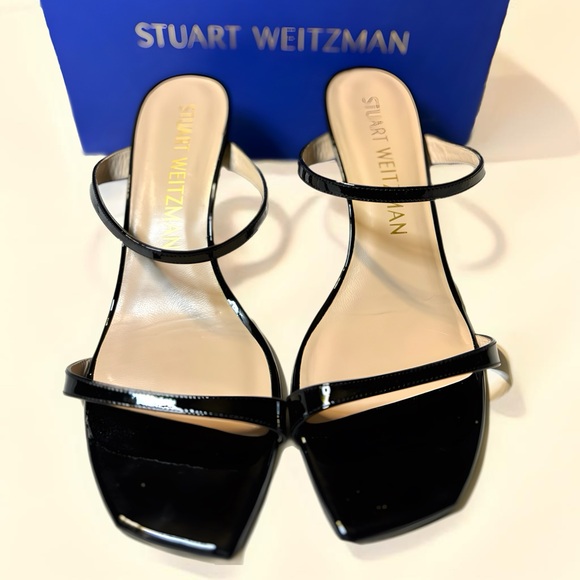 Stuart Weitzman Aleena Patent Leather Mules - Picture 6 of 6